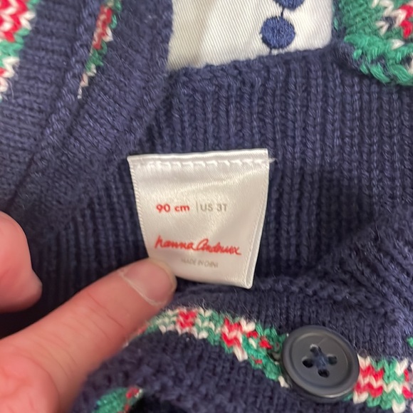 Precious Hanna Anderson gnome sweater dress, size 90cm (3T) - Picture 2 of 3